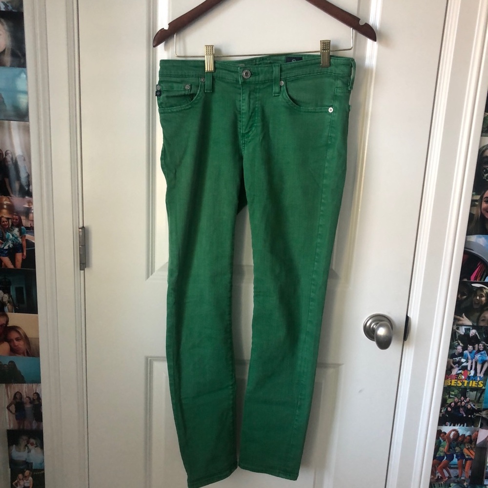 AG Green Stevie Ankle Jean